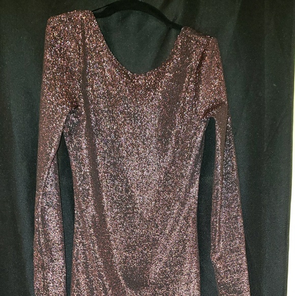 Sexy sparkly bodycon holiday dress - Picture 3 of 5